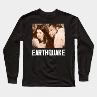 The Big One Hits Hollywood Earthquakes Long Sleeve T-Shirt